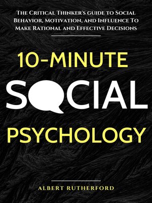 cover image of 10-Minute Social Psychology